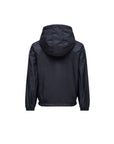 Giubbino New Urville blu con dettagli logo Moncler