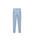 Pantalone azzurro con dettagli logo Boss