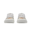 Scarpe bianche con dettagli fantasia check Burberry