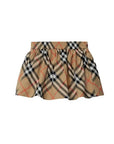 Gonna con fantasia check Burberry