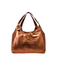 Borsa bronzo con stampa logo Sundek