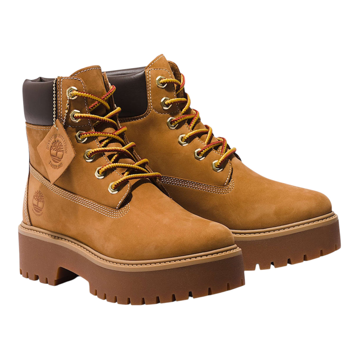Stivali beige platform Timberland