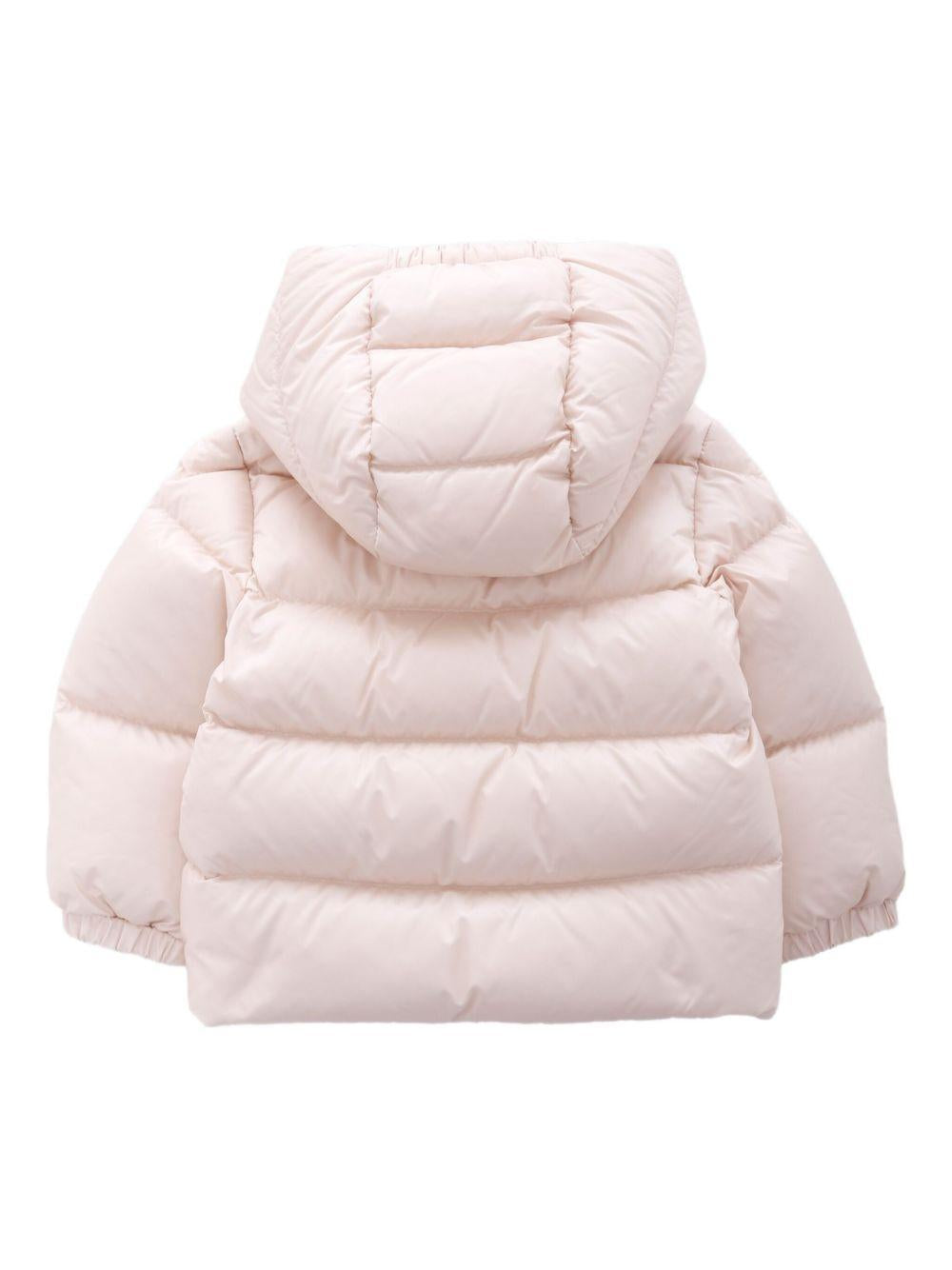 Giubbino Sharon rosa baby con dettaglio patch Moncler