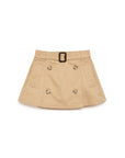 Gonna baby beige con bottoni Burberry