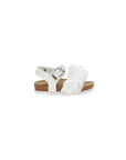 Sandali bianchi con dettagli tulle Monnalisa