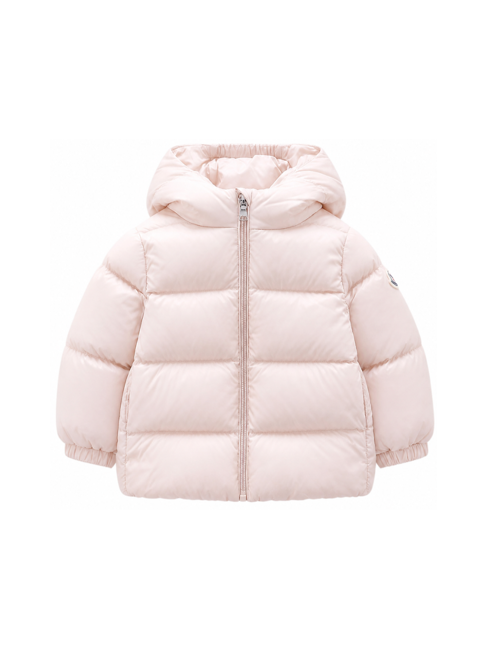 Giubbino Sharon rosa baby con dettaglio patch Moncler
