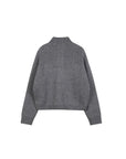 Maglione grigio con dettagli in metallo Chloè