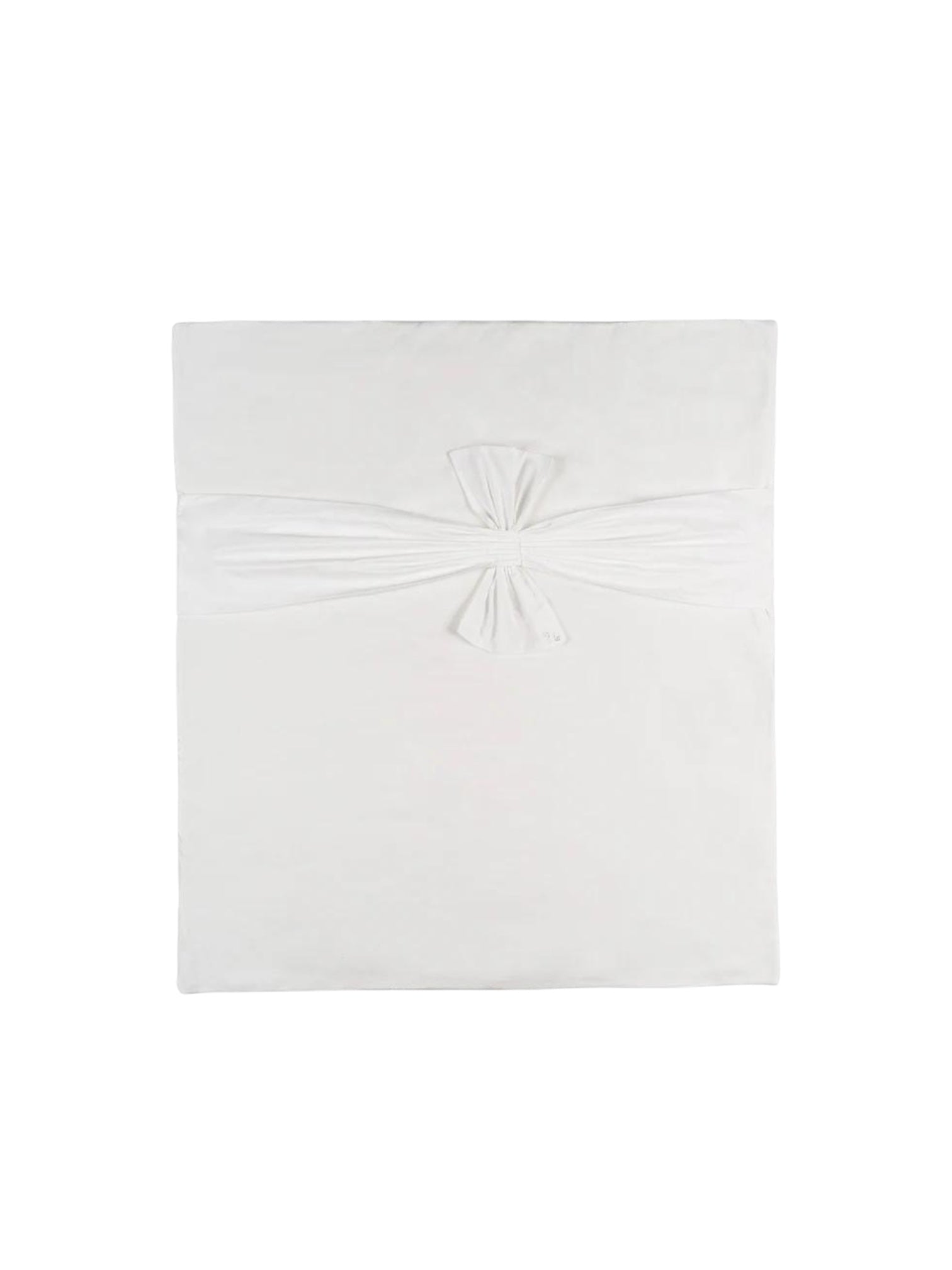 Coperta bianca con dettaglio fiocco Nanan