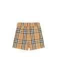 Bermuda con stampa check Burberry