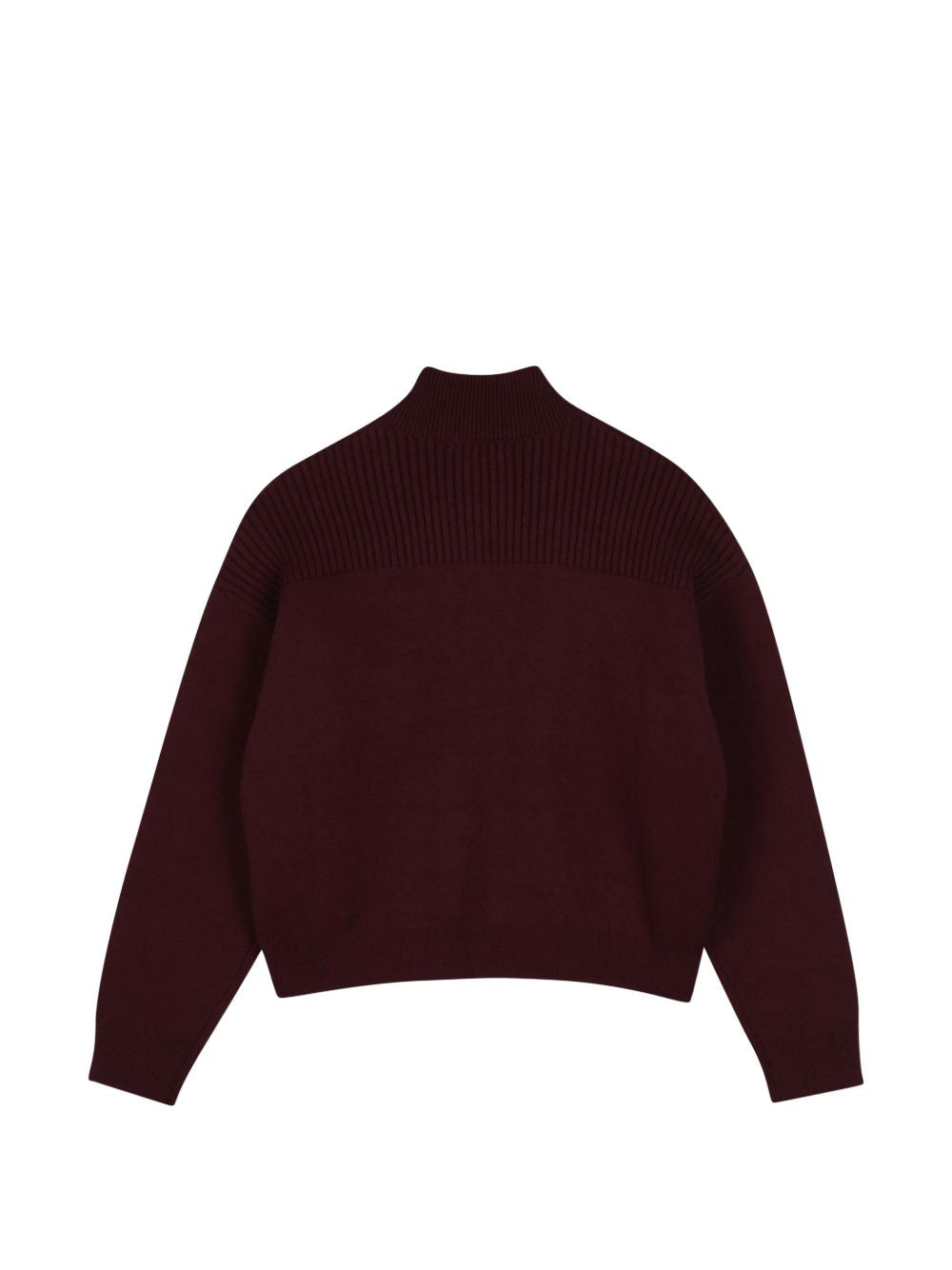 Maglione bordeaux con dettagli in metallo Chloè