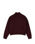 Maglione bordeaux con dettagli in metallo Chloè