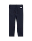 Pantalone blu cinque tasche con dettagli logo Timberland sul retro