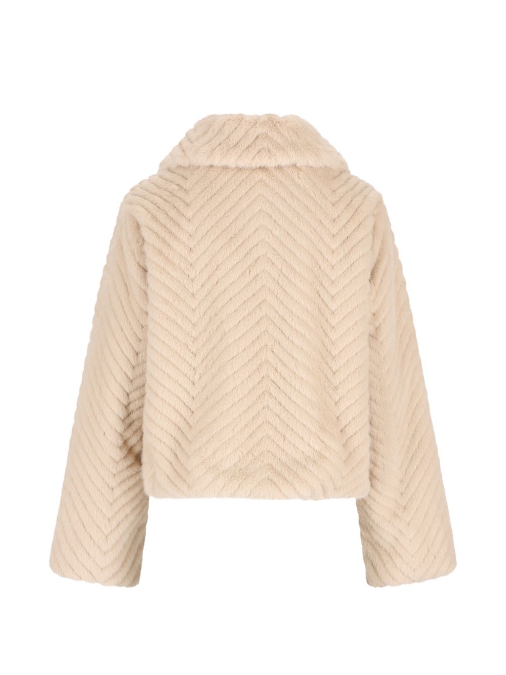 Giubbino Eira beige con patch logo Moncler