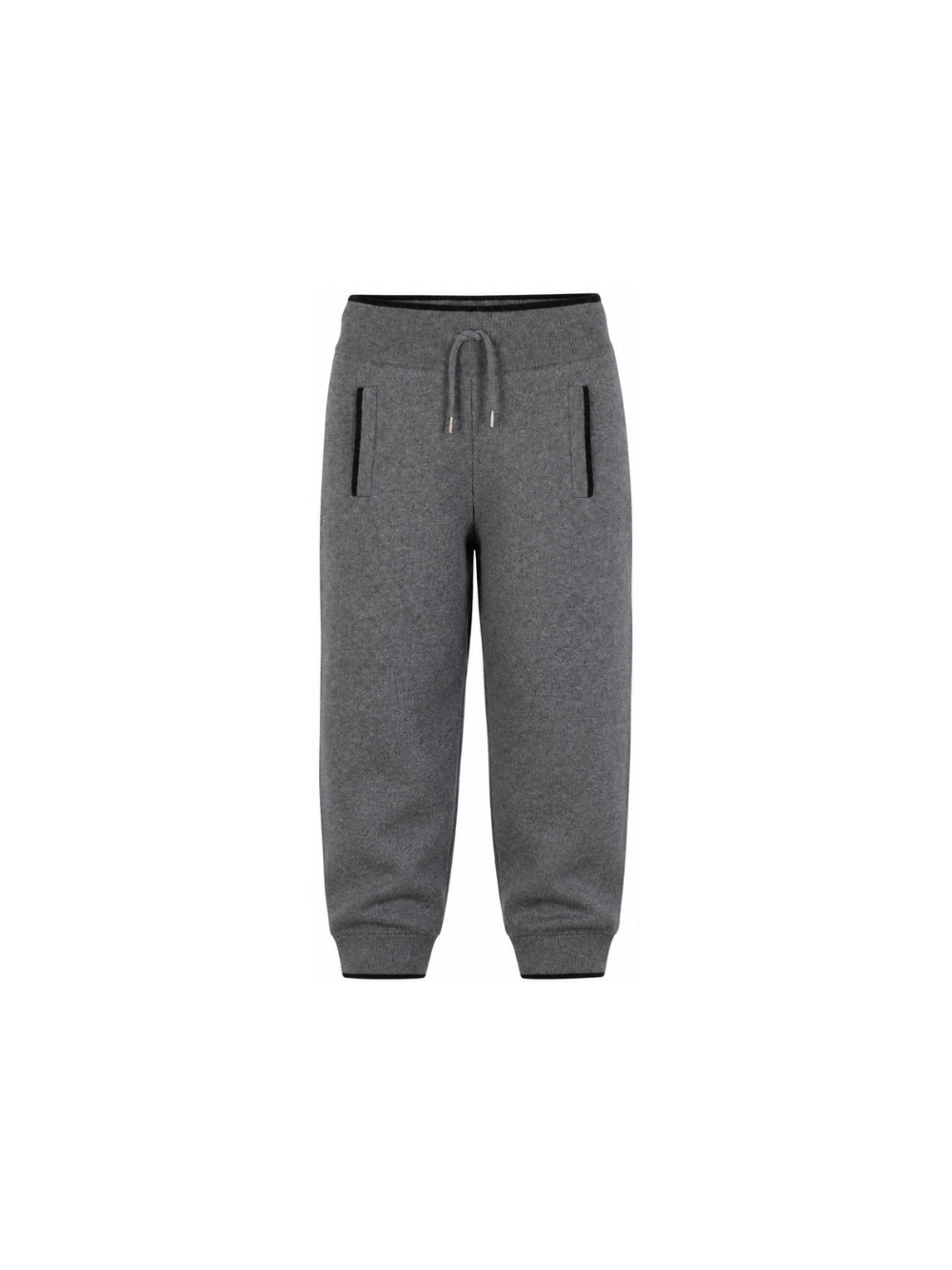 Pantalone grigio con logo Chloè cucito a contrasto