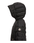Giubbino Avoce nero con dettaglio patch Moncler