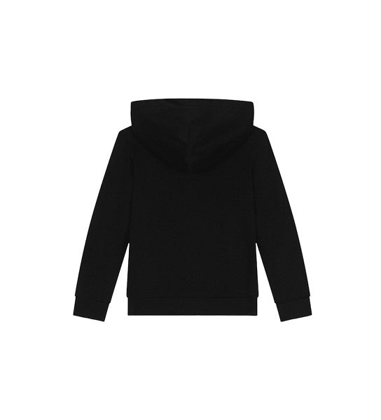 Felpa nera con dettaglio in metallo Dolce &amp; Gabbana