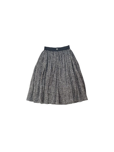 Gonna in tulle nera e bianca con dettaglio in metallo Dolce &amp; Gabbana
