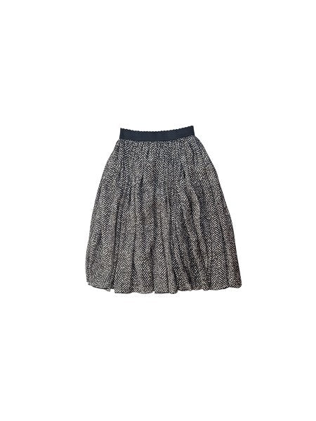 Gonna in tulle nera e bianca con dettaglio in metallo Dolce &amp; Gabbana