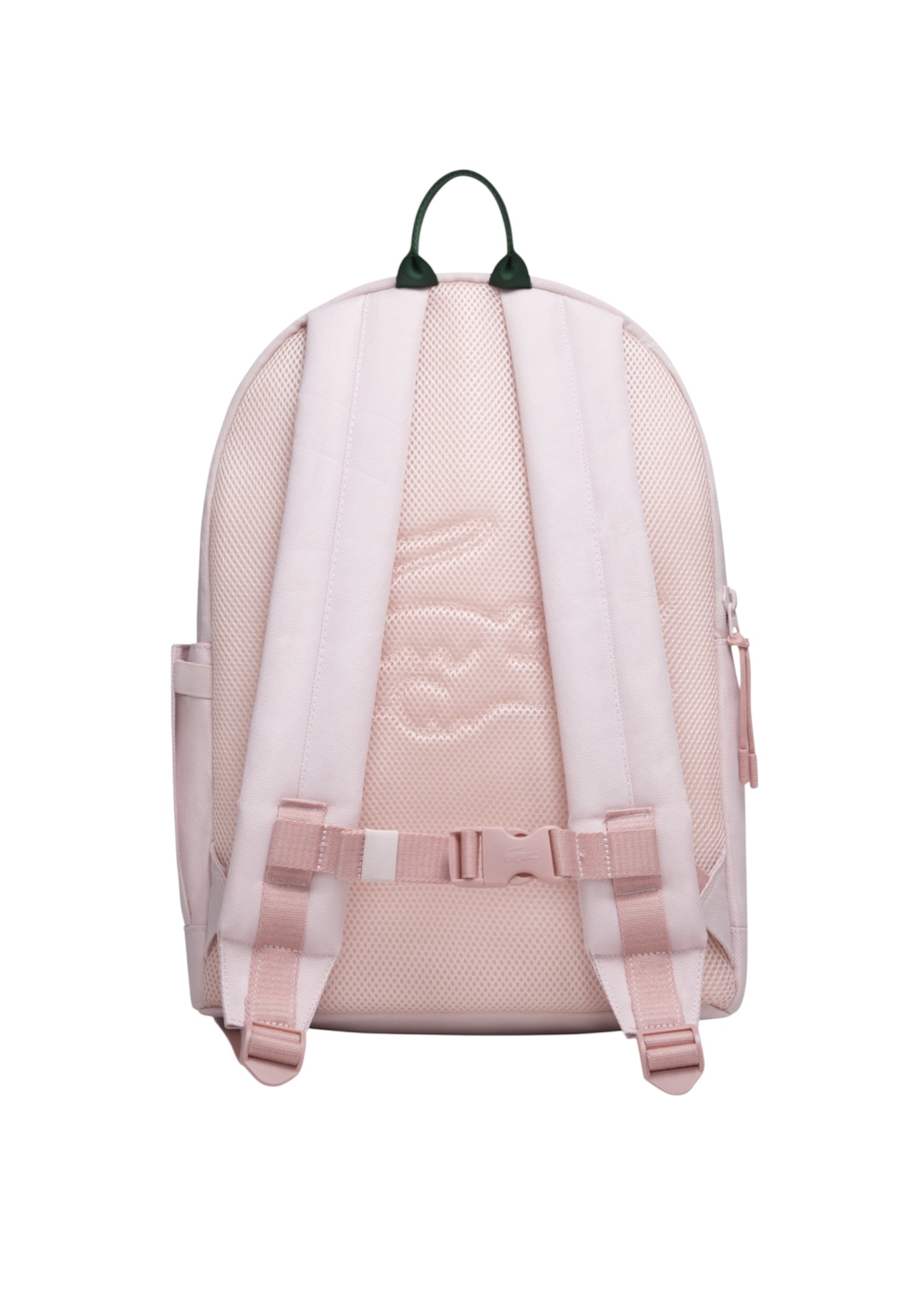 Zaino rosa con dettaglio patch cucito Lacoste