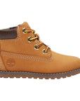 Stivali beige con logo Timberland laterale
