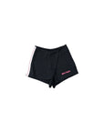 Pantaloncino nero con stampa logo Palm Angels