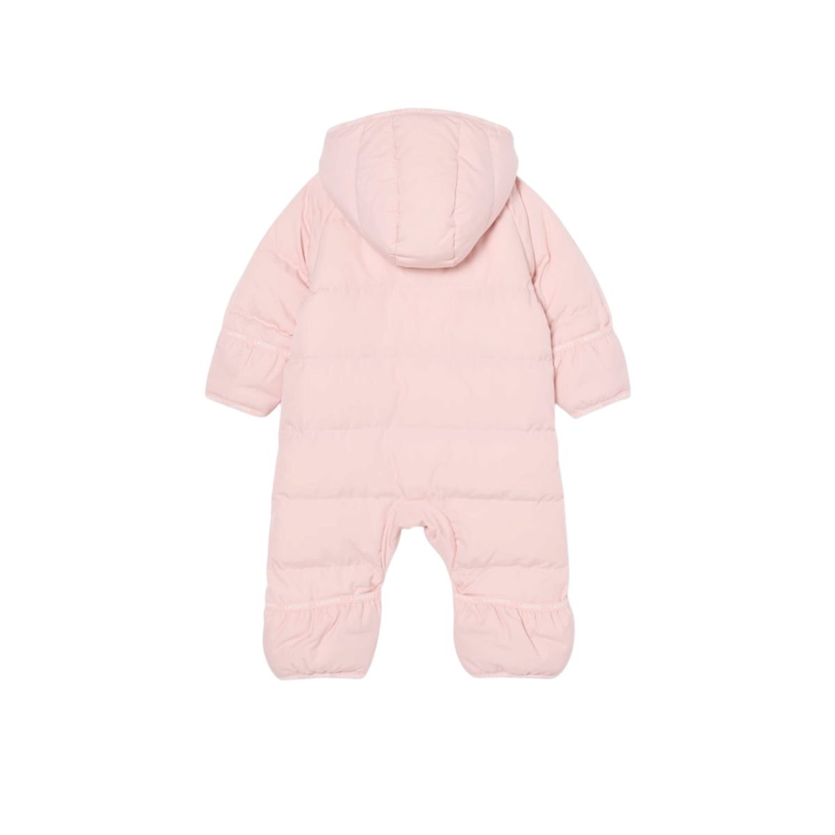 Eschimo rosa con patch logo Lacoste frontale