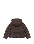Giubbino Elizaveta marrone con dettaglio patch Moncler