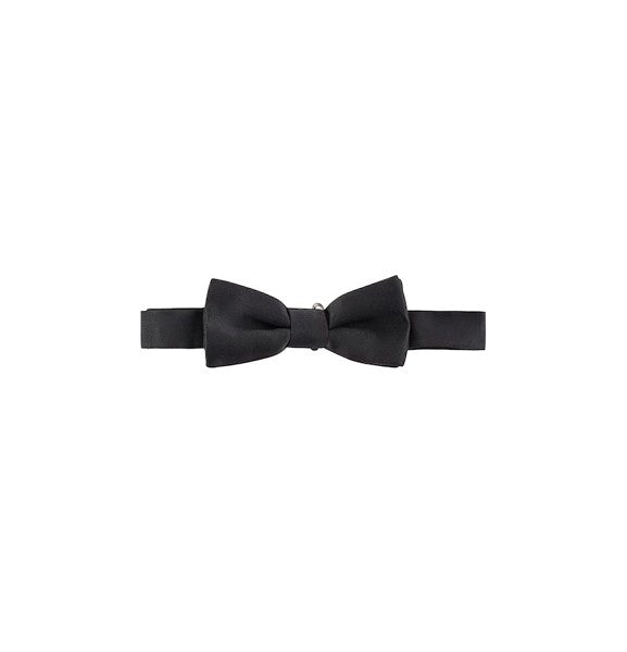 Papillon in seta nero Emporio Armani