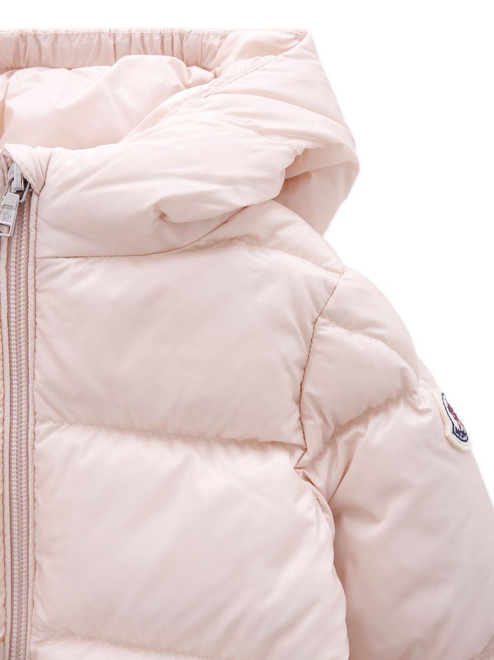 Giubbino Sharon rosa baby con dettaglio patch Moncler