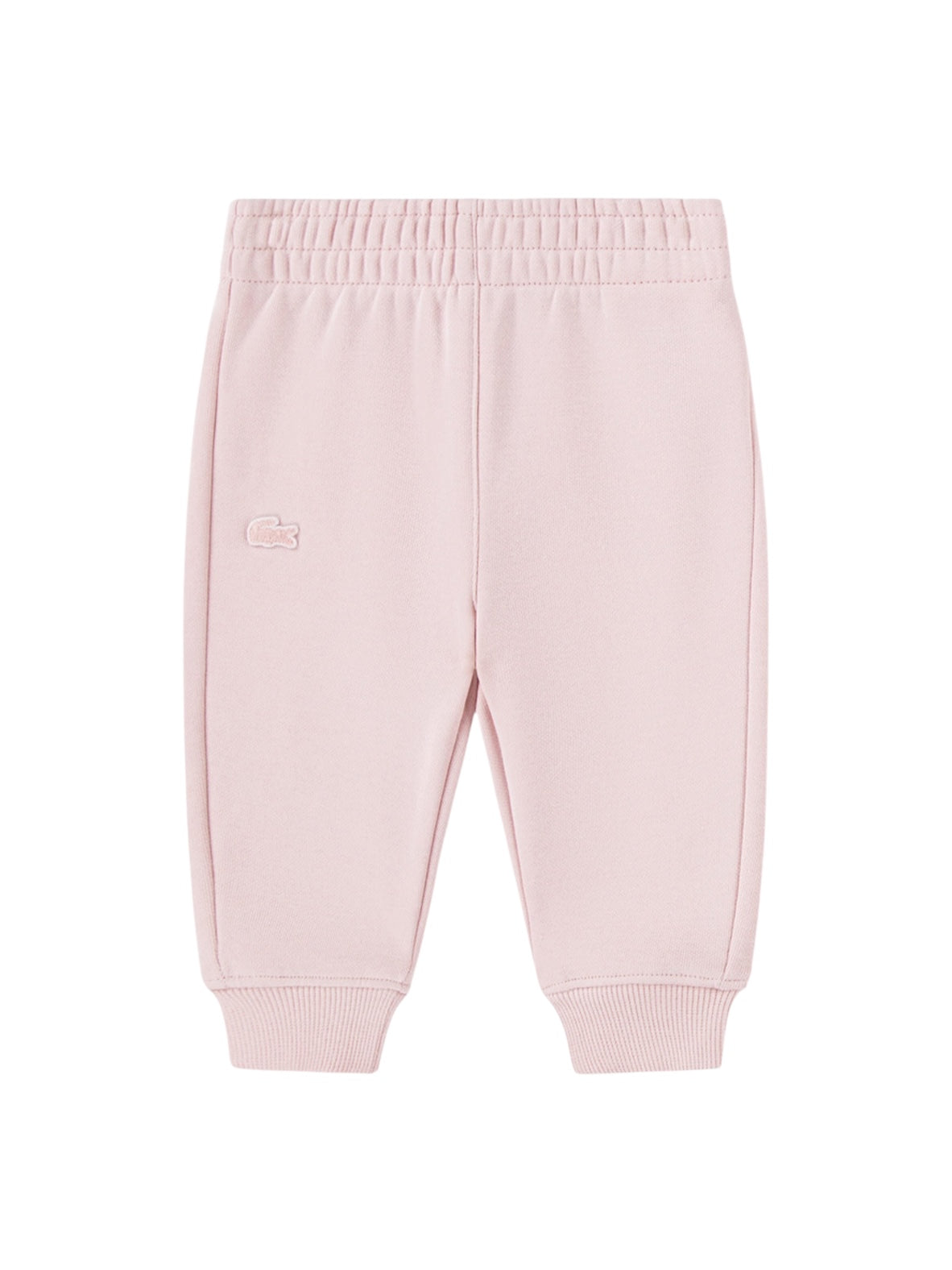 Completo in felpa rosa con dettagli logo Lacoste