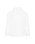 Camicia bianca con dettagli check Burberry