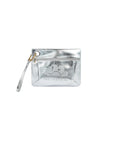Borsello argento con stampa logo Sundek