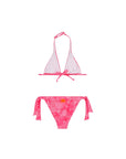 Costume bikini fuxia con dettagli Sundek