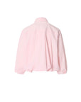 Giubbino Rasime rosa con dettagli logo Moncler