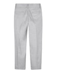 Pantalone grigio con dettagli logo Boss