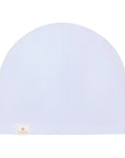 Cappello azzurro reversibile con stampa animaletti e dettaglio logo Nanan