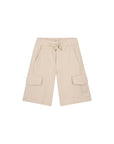 Bermuda beige con dettaglio logo Lanvin cucito