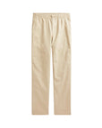 Pantalone beige con dettaglio logo Ralph Lauren cucito a contrasto