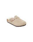 Sabot Boston beige con dettagli logo Birkenstock