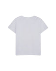 T-shirt bianca con dettagli paillettes cuciti Billieblush