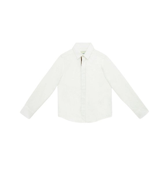Camicia bianca con dettagli FF Fendi