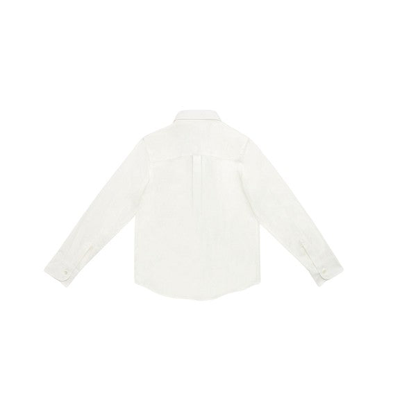 Camicia bianca con dettagli FF Fendi