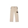 Pantalone beige con dettagli logo Fendi