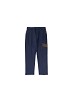 Pantalone blu con dettagli logo FF Fendi