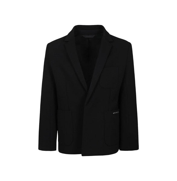 Giacca nera con dettagli logo Givenchy