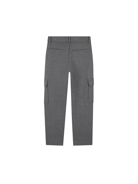 Pantalone cargo grigio con dettagli logo Givenchy
