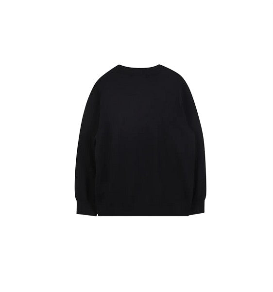Maglione nero con patch cuciti Givenchy
