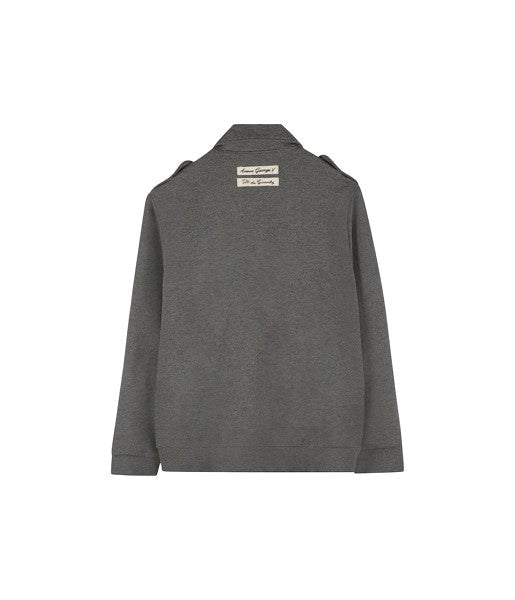 Giacca grigia con dettagli logo Givenchy