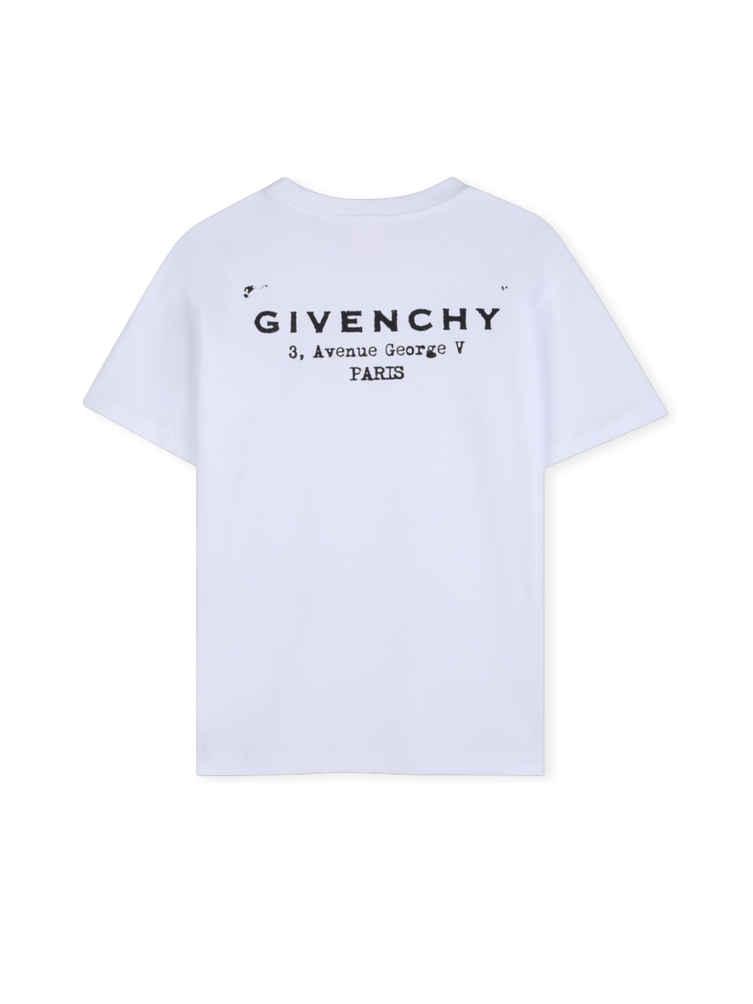 T-shirt bianca con stampa logo Givenchy