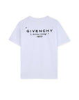 T-shirt bianca con stampa logo Givenchy